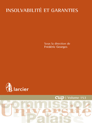 cover image of Insolvabilité et garanties